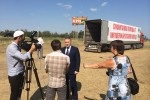 Полпред Ингушетии Магомед Дарсигов встретил очередную партию гуманитарной помощи из Республики Ингушетия для беженцев с Украины